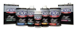 ChemSpec's Metacryl paints comes as anti-corrosive primers, clearcoats, single stage color and basecoats ChemSpec's Metacryl paints comes as anti-corrosive primers, clearcoats, single stage color and basecoats