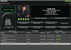 The SkipTracker customer page shows users a customer picture with residential and work information, as well as current and previous accounts with notes and feedback left by other distributors. The SkipTracker customer page shows users a customer picture with residential and work information, as well as current and previous accounts with notes and feedback left by other distributors.