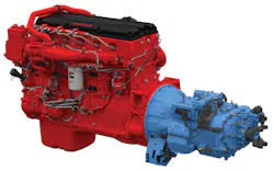 The Eaton and Cummins powertrain package integrates the new Eaton Fuller Advantage Series automated transmission with new Cummins ISX15 SmartTorque2 ratings for fuel economy improvements, lower preventative maintenance costs and total lifecycle cost improvements. The Eaton and Cummins powertrain package integrates the new Eaton Fuller Advantage Series automated transmission with new Cummins ISX15 SmartTorque2 ratings for fuel economy improvements, lower preventative maintenance costs and total lifecycle cost improvements.