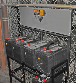 The PulseTech PRO-12-RP 12-station 12V lead-acid battery maintenance system The PulseTech PRO-12-RP 12-station 12V lead-acid battery maintenance system