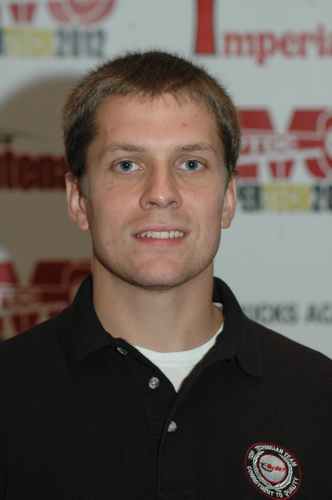 Christopher Barnett, a senior technician at Ryder System's Hebron, KY, service facility, was named TMCSuperTech Grand Champion at last year's event.