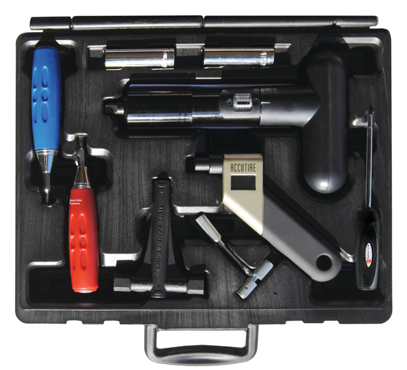 The Bartec USA mechanical tool kit, No. MT104 protects the TPMS sensor by changing the wear items. For information on this product, go to: VehicleServicePros.com/11406639