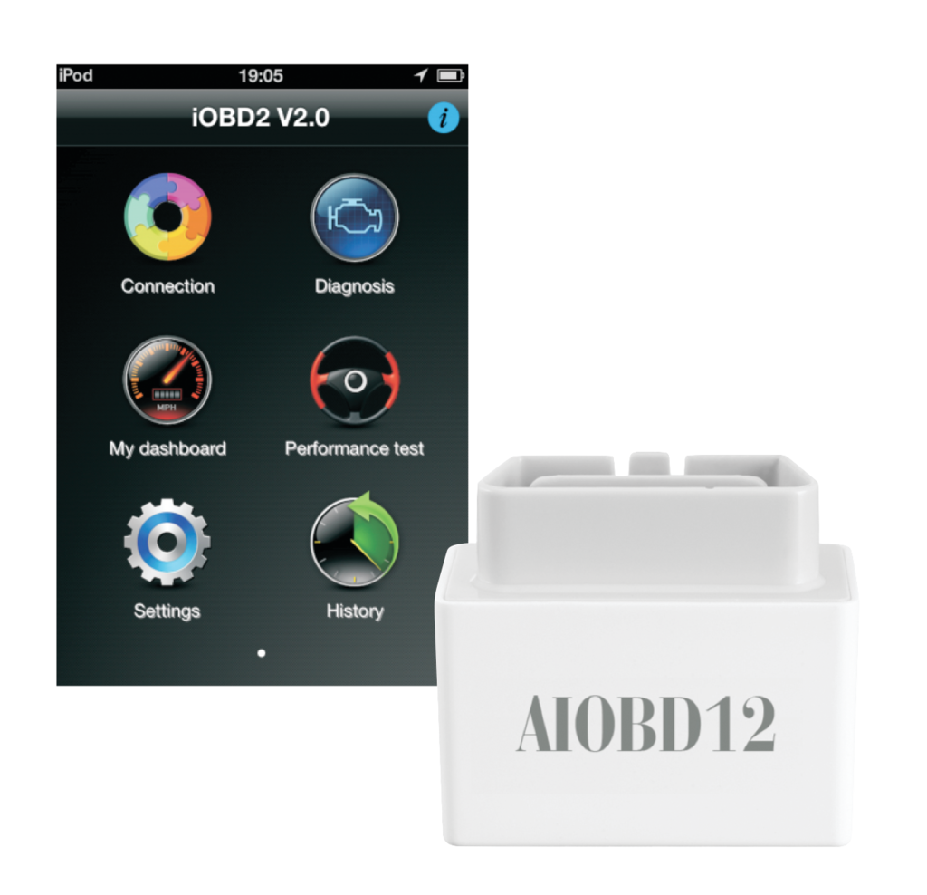 Strategic Tools & Equipment Company AIOBD12 Diagnostic Device Apple iOS and Android vehicle interface
