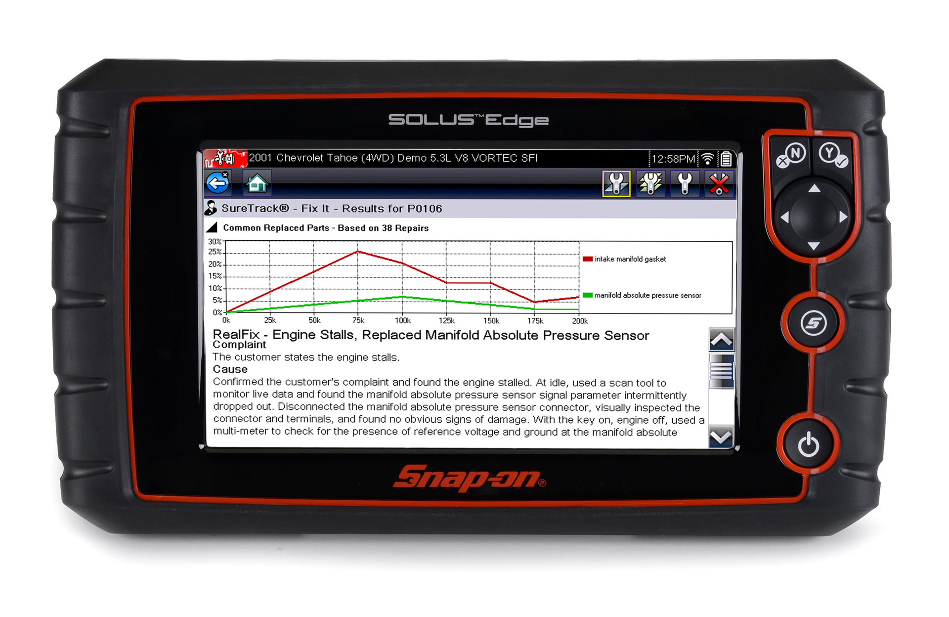 Snap on Diagnostics SOLUS Edge w SureTrack 54e4e8ac59094