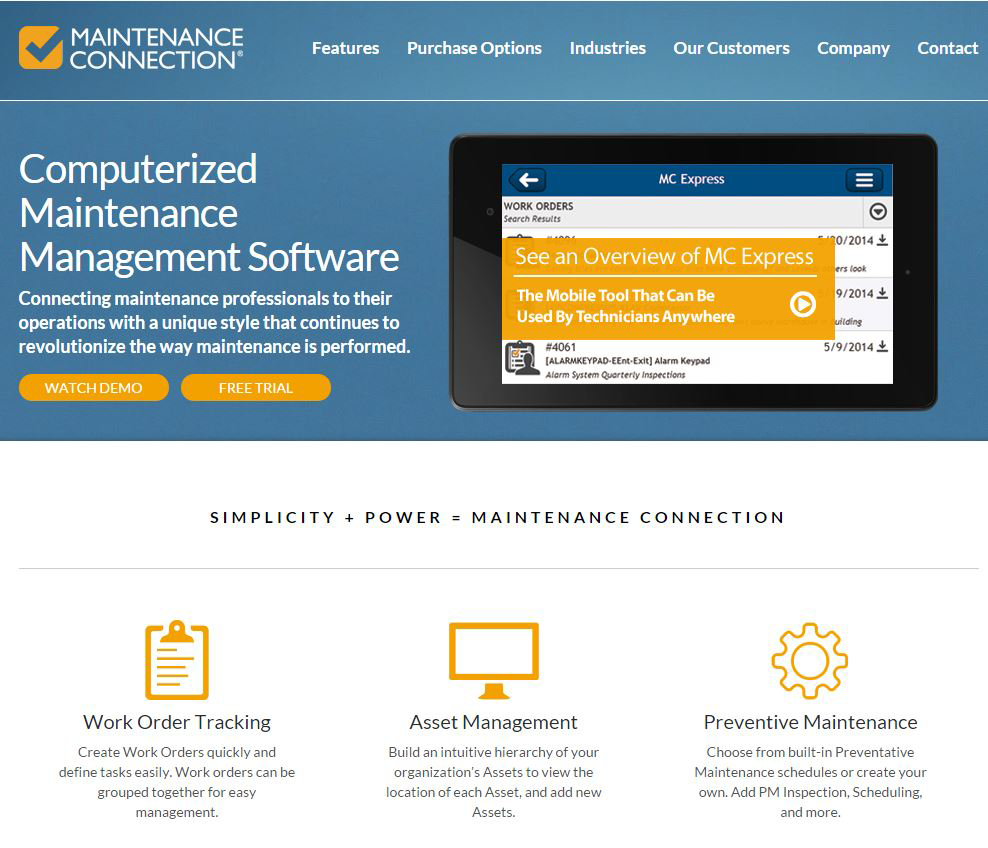 Maintenance Connection 552c19fde579a