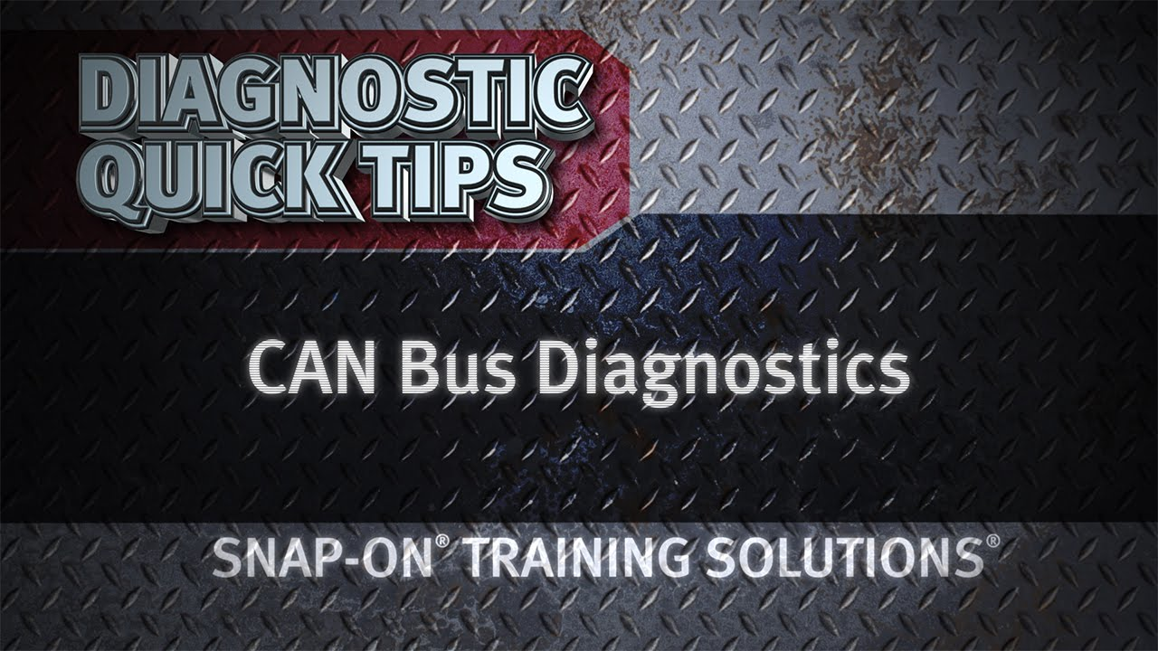 Snap-on CAN bus diagnostics Video