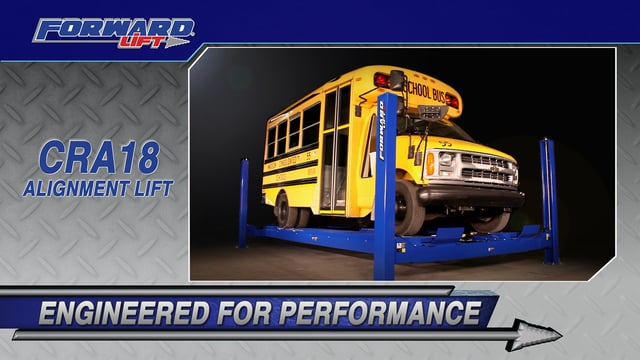 Forward Lift CRA18 Alignment Lift Video