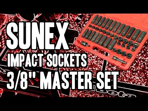 Real Tool Reviews: Sunex 3/8' Impact Socket 42-pc Master Set Video