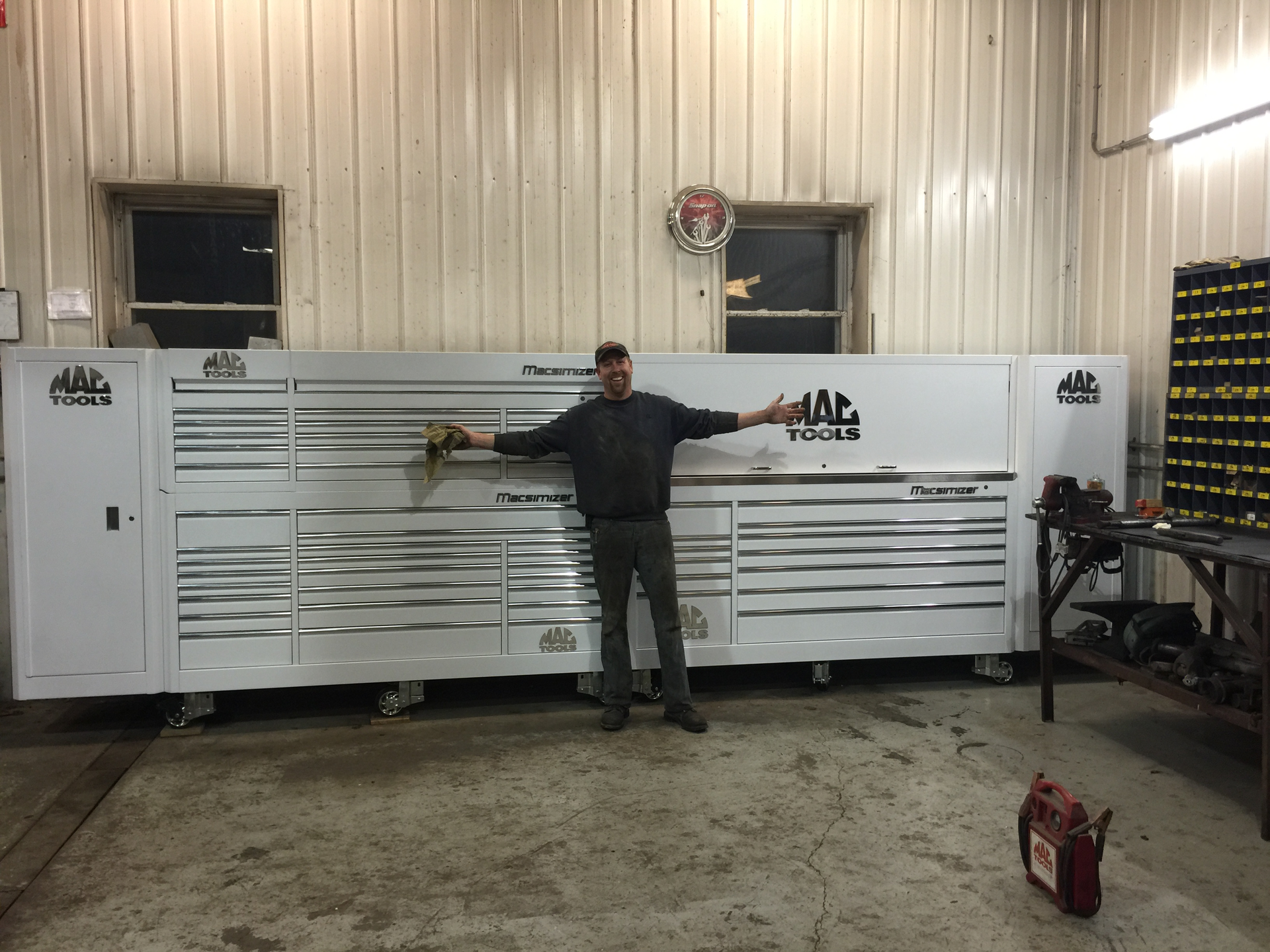 Zebulon (Zeb) McNichol has been a technician for over 18 years, but only recently purchased his Mac Tools Macsimizer box in attempt to keep up with his expansive tool collection.