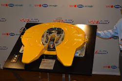 SAF-Holland’ Electronic Lock Indicator technology enhanced (ELI-te) Fifth Wheel Coupling Assistant uses an automatic LED lighting system to help drivers consistently ensure a proper coupling on their tractor’s fifth wheel to a trailer. SAF-Holland’ Electronic Lock Indicator technology enhanced (ELI-te) Fifth Wheel Coupling Assistant uses an automatic LED lighting system to help drivers consistently ensure a proper coupling on their tractor’s fifth wheel to a trailer.