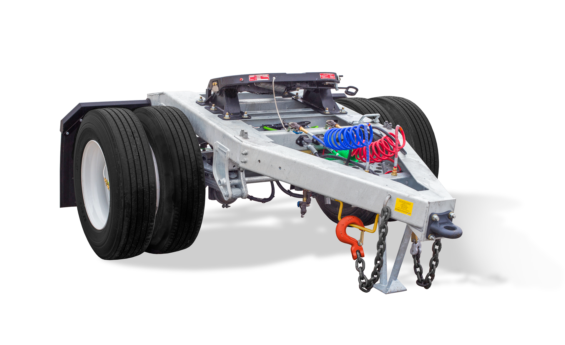 All components and the entire converter dolly should be inspected according to a regular schedule, and all maintenance performed by a qualified individual.