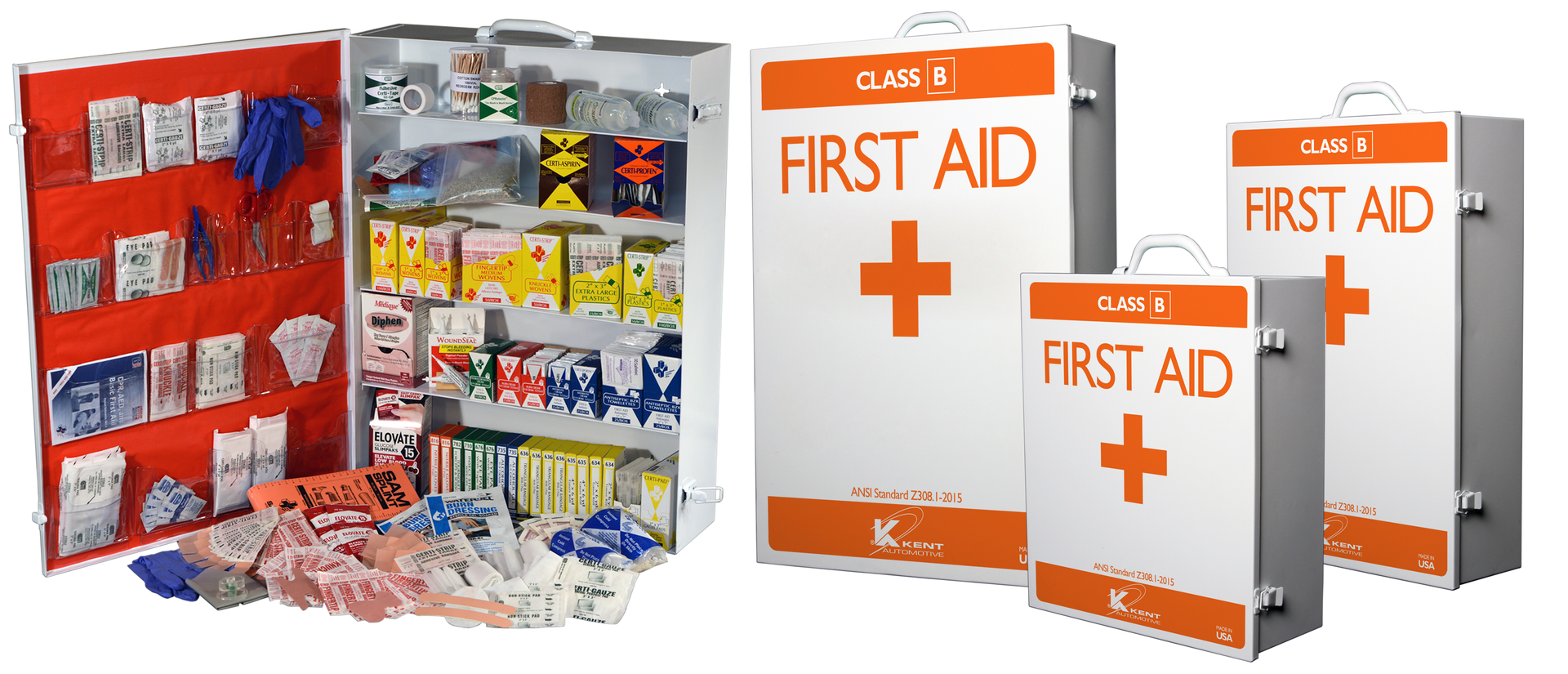Two significant changes to the new standards for workplace first aid kits and supplies is the introduction of two classes of first aid kits &ndash; based on the assortment and quantity of each item, work environment and level of hazards &ndash; and the requirement of many first aid supplies previously identified as being recommendations.