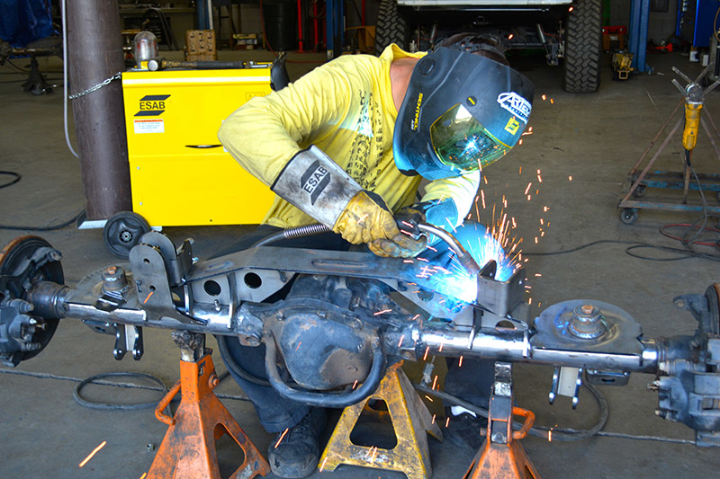 ESAB's Rebel Tough Jeep build is underway! See finished vehicle and personally experience ESAB's innovative welding and cutting products at the 2017 SEMA Show, booth 21629 of the Las Vegas Convention Center.