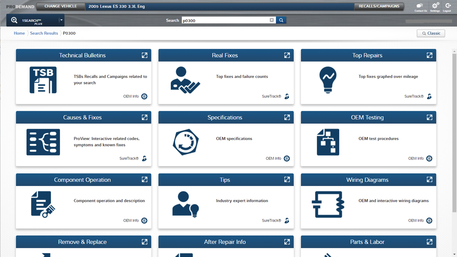 Mitchell1 Prodemand 1searchplus Cards