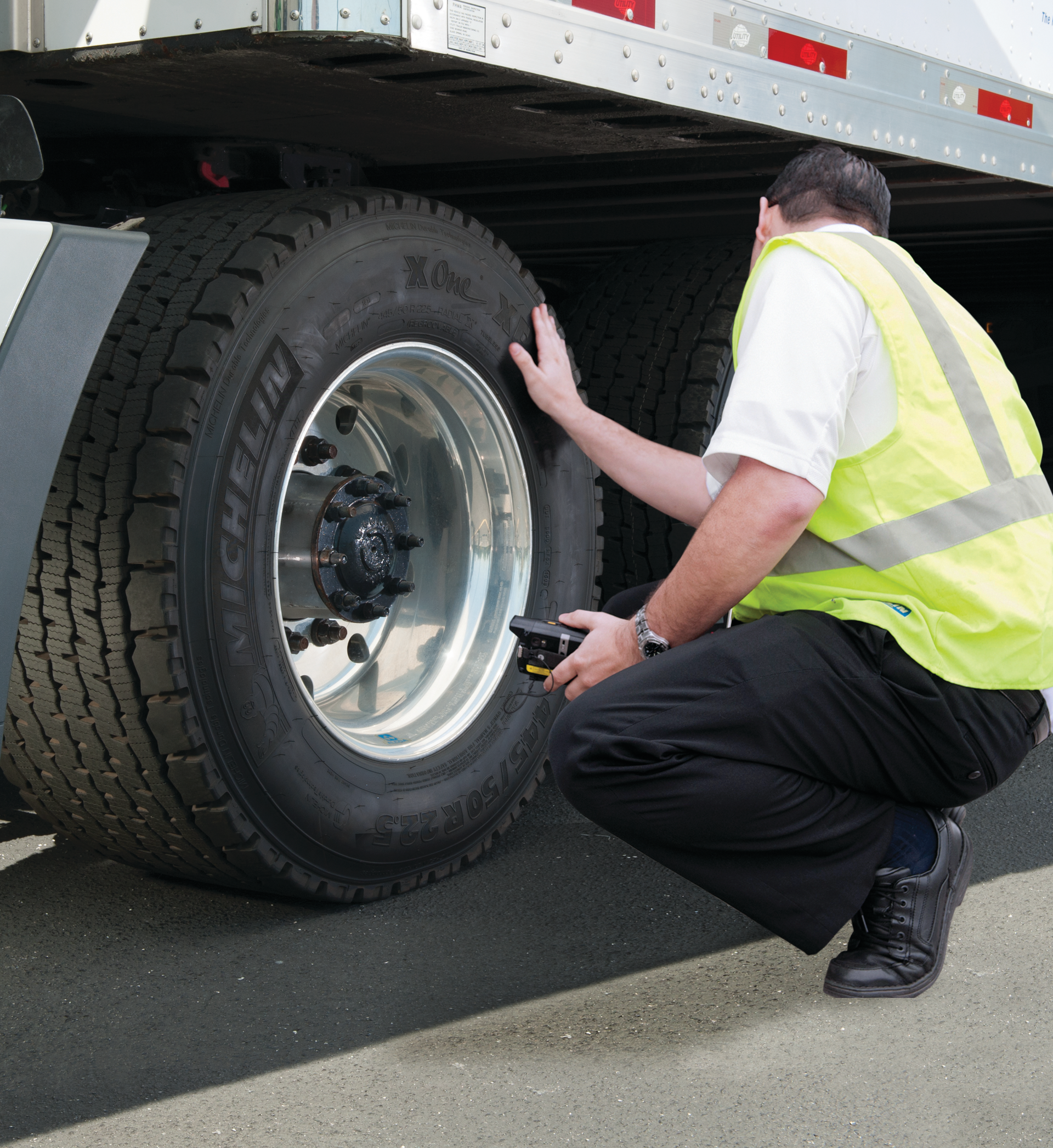 When conducting tire checks, it is critical to ensure all tires are at the fleet target inflation pressure based on the manufacturers&rsquo; application data book for the particular axle load
