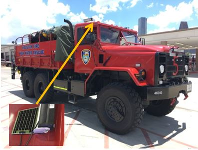 The City of Houston Fire Department restores lost capacity in batteries with PulseTech&rsquo;s SolarPulse on standby equipment stored outside.