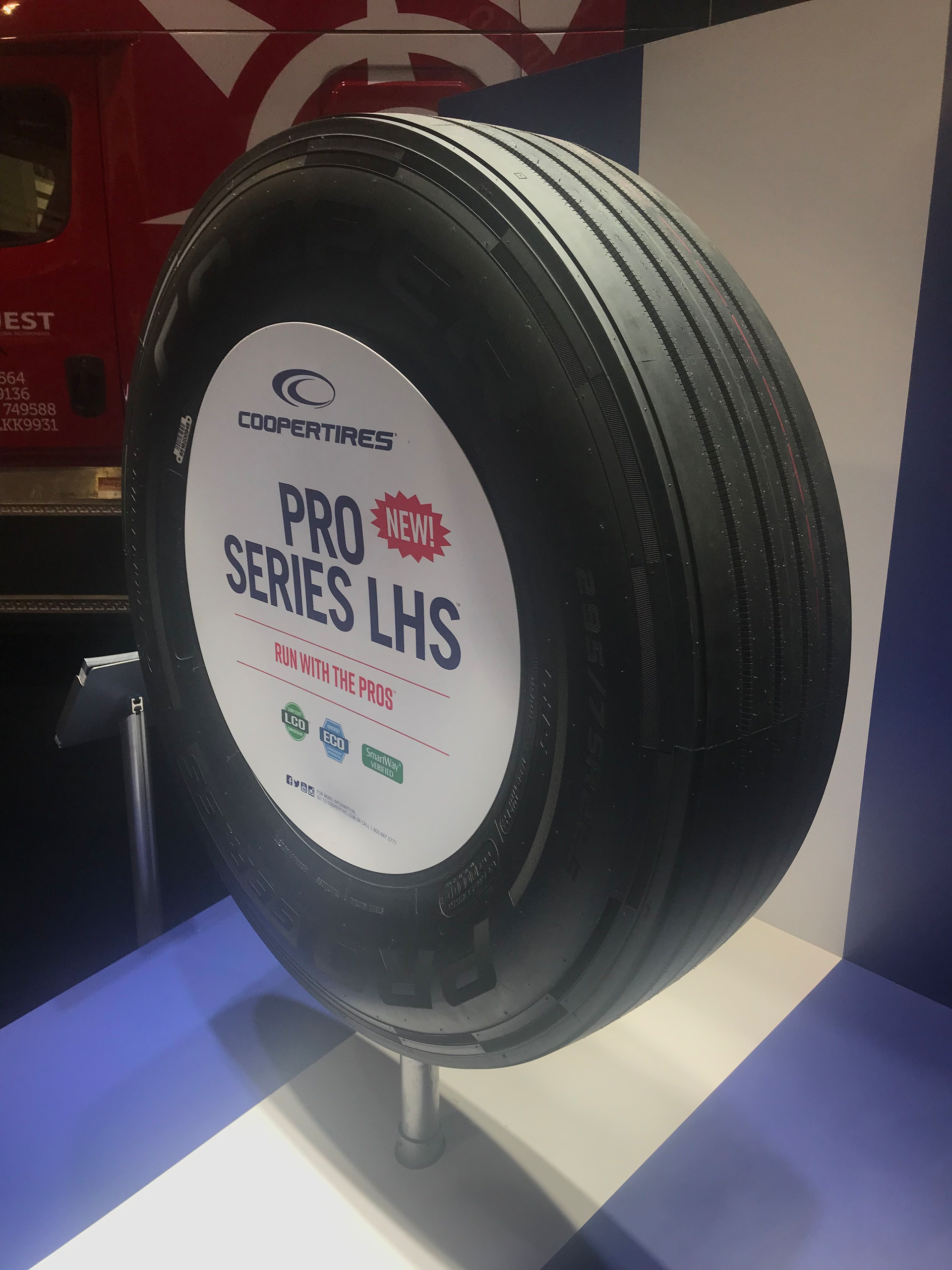 The Pro Series LHS is the latest product available in its Pro Series line of Cooper brand truck and bus radial (TBR) tires, designed for long haul applications.
