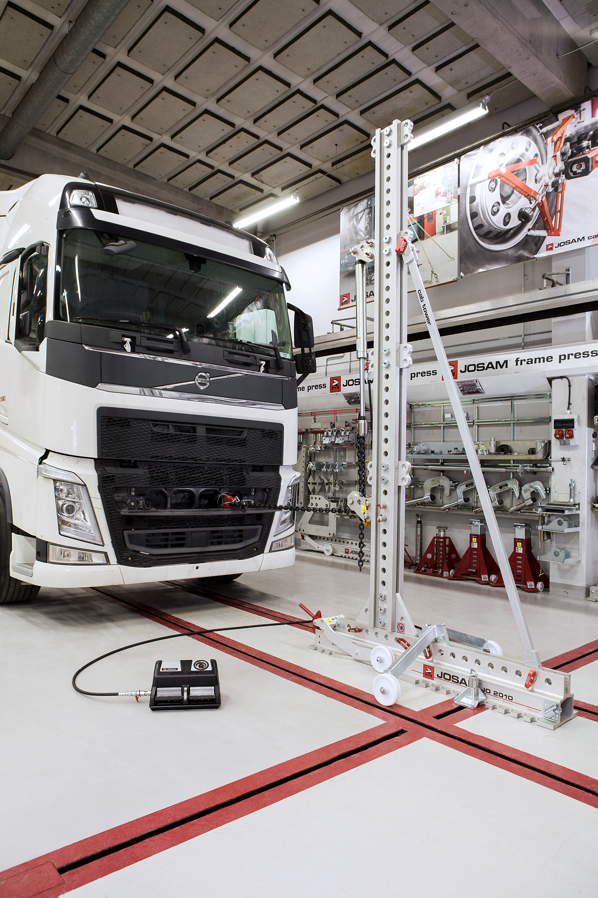 Josam Straightening Cab Tower Setup 05 Jo Series