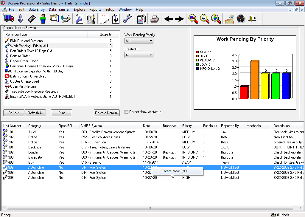 A software system&rsquo;s daily reminders can help fleets prioritize maintenance and repair needs based on their overall RCM-guided priorities.