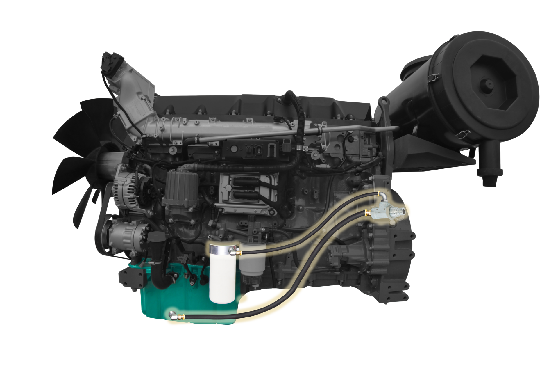 Many fluid exchange systems, such as the QuickFit Oil Change System from Parker Hannifin, are closed-loop, decreasing the potential of any spills.