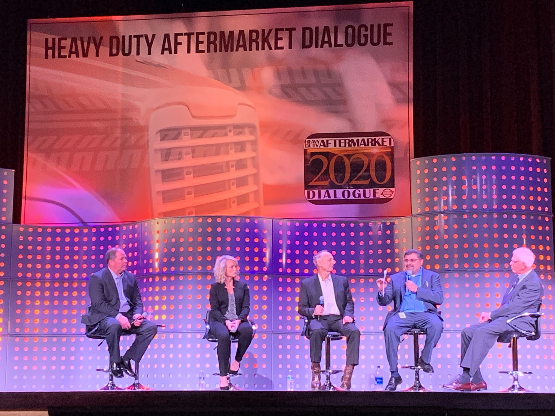 Panelists discuss the real-world fleet challenges during a panel discussion at Heavy Duty Aftermarket Dialogue 2020.