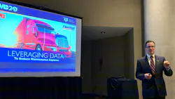 Executive Vice President of FleetNet America Jim Buell shares insights on the latest quarterly findings for the TMC/FleetNet Vertical Benchmarking program, which reviews the unscheduled mechanical repair costs for participating fleets. Executive Vice President of FleetNet America Jim Buell shares insights on the latest quarterly findings for the TMC/FleetNet Vertical Benchmarking program, which reviews the unscheduled mechanical repair costs for participating fleets.