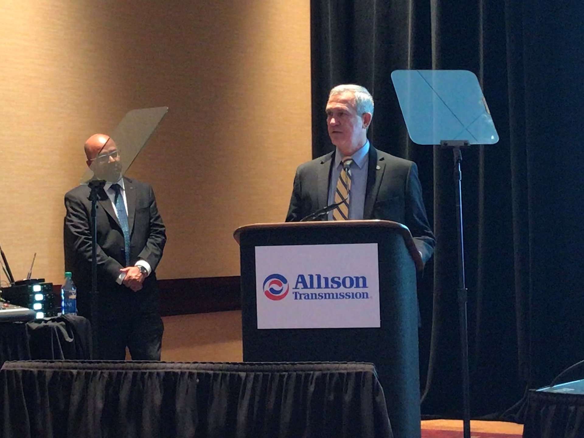 Randy Kirk, senior vice president of product engineering and program management at Allison Transmission, announced the opening day of the Vehicle Environmental Test Center will be July 8, 2020.