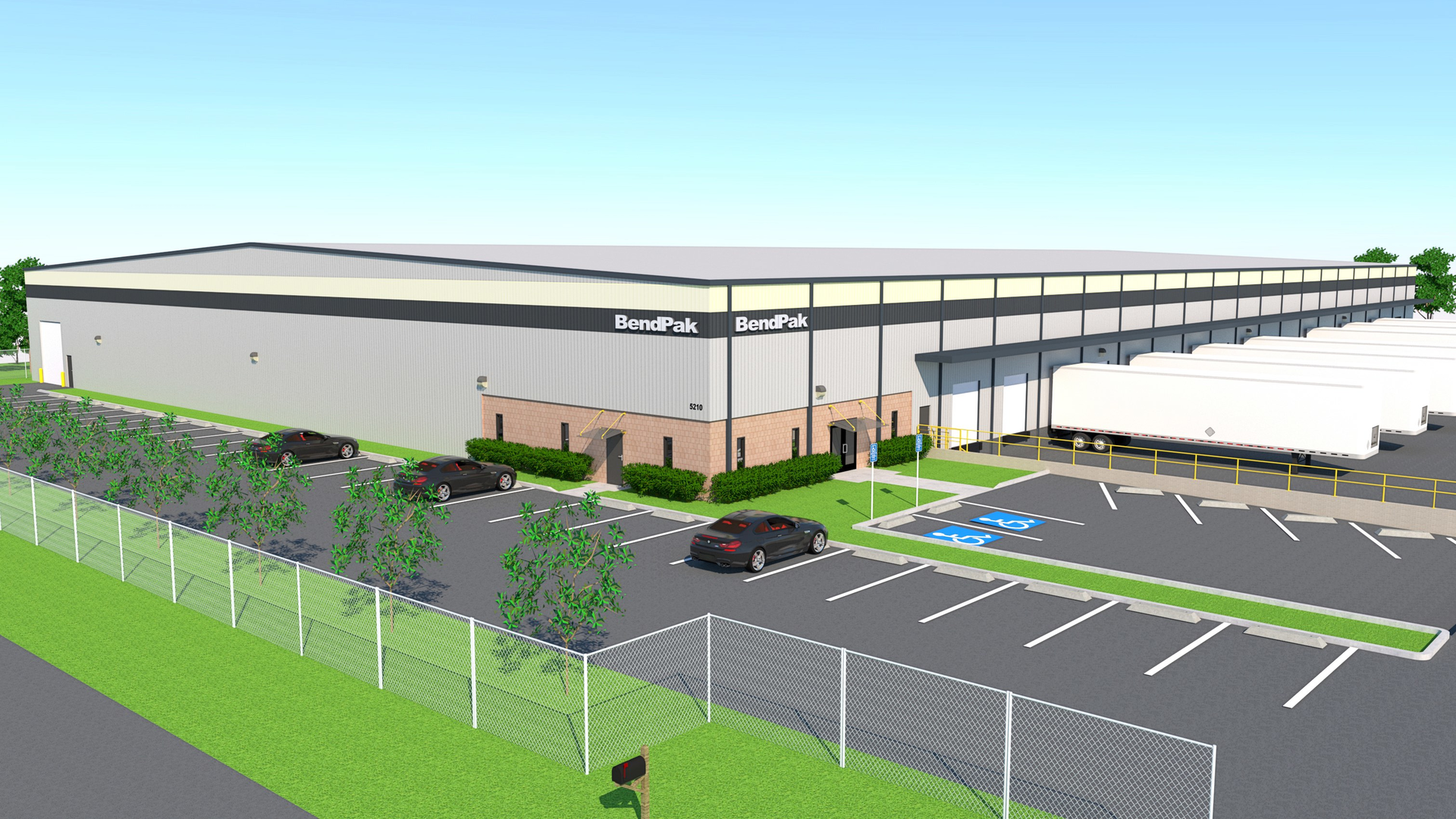 BendPak is opening a new 100,000-square-foot distribution center near Mobile, Alabama, to better serve customers in the eastern United States.