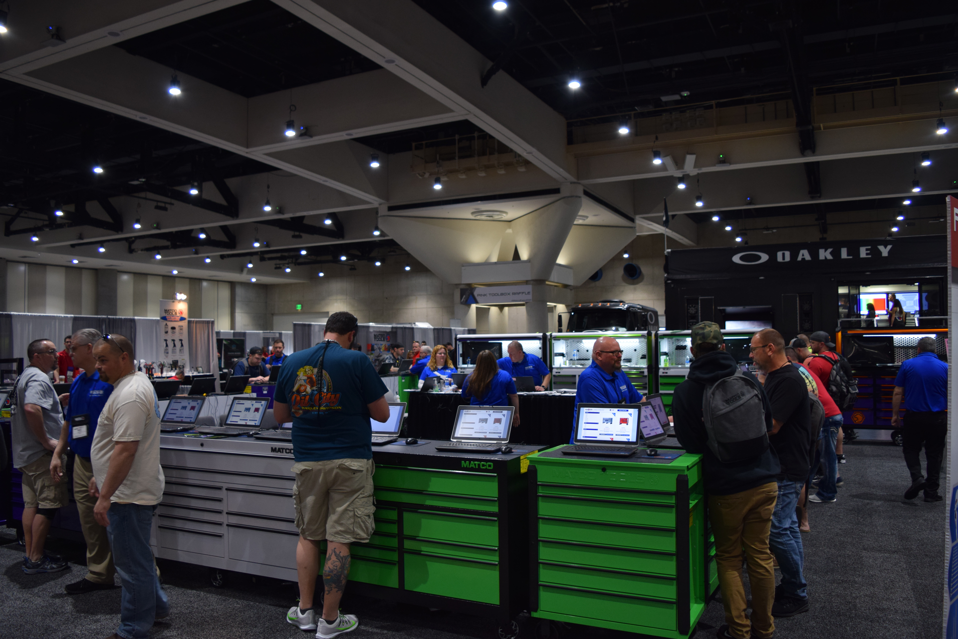 Matco Expo 20 had plenty of service carts on display.