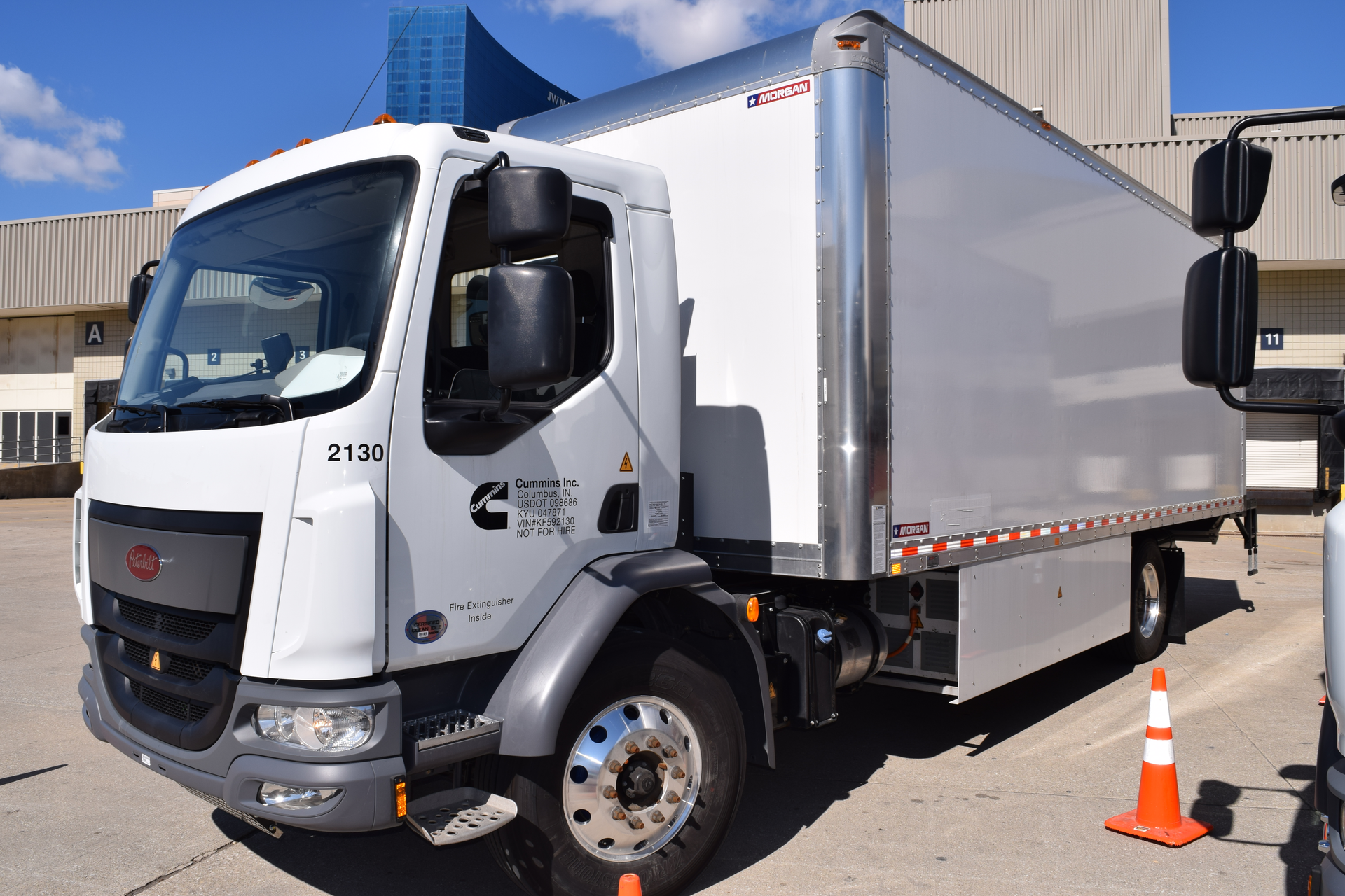 The Class 6 Cummins Electric Truck with Range Extending Engine (ETREE)