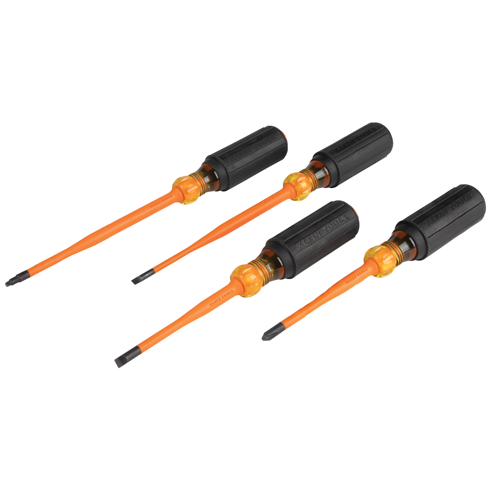 Slim-Tip Insulated Screwdrivers 4-Piece Set, No. 33734INS
