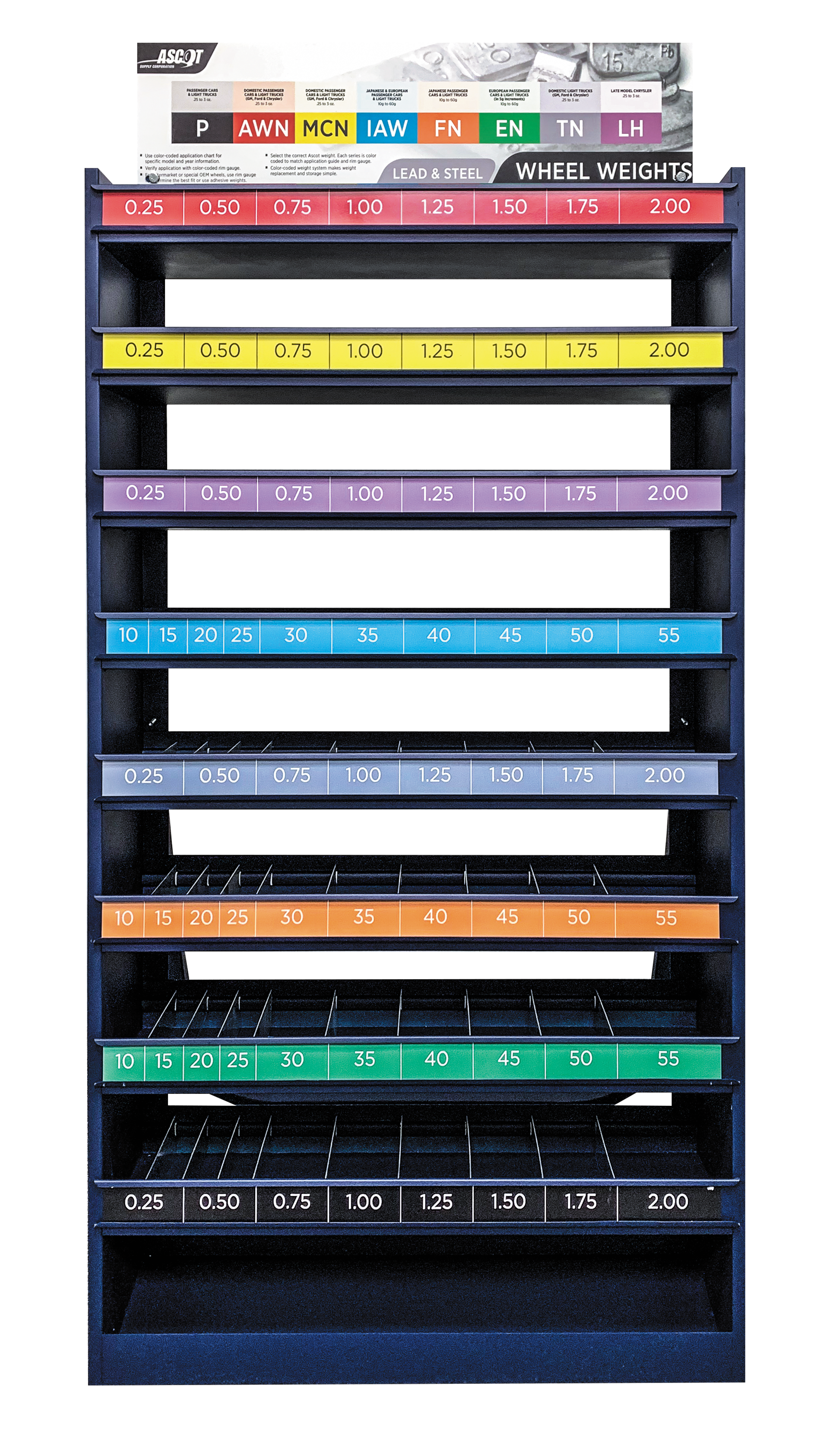 20 Metal Wheel Weight Rack