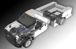 Propane autogas fuel systems for Ford medium-duty trucks offer the same horsepower, torque, and towing capacity rating as gasoline-fueled equivalents. Propane autogas fuel systems for Ford medium-duty trucks offer the same horsepower, torque, and towing capacity rating as gasoline-fueled equivalents.