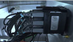 The distribution module is a key component of the Peterson Defender Harness and Lighting System. No scheduled maintenance is required, but proper steps must be taken to clean all connections when inspecting for potential corrosion or damage. The distribution module is a key component of the Peterson Defender Harness and Lighting System. No scheduled maintenance is required, but proper steps must be taken to clean all connections when inspecting for potential corrosion or damage.