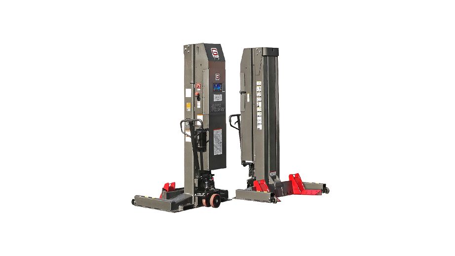 Gray Mobile Column Lift