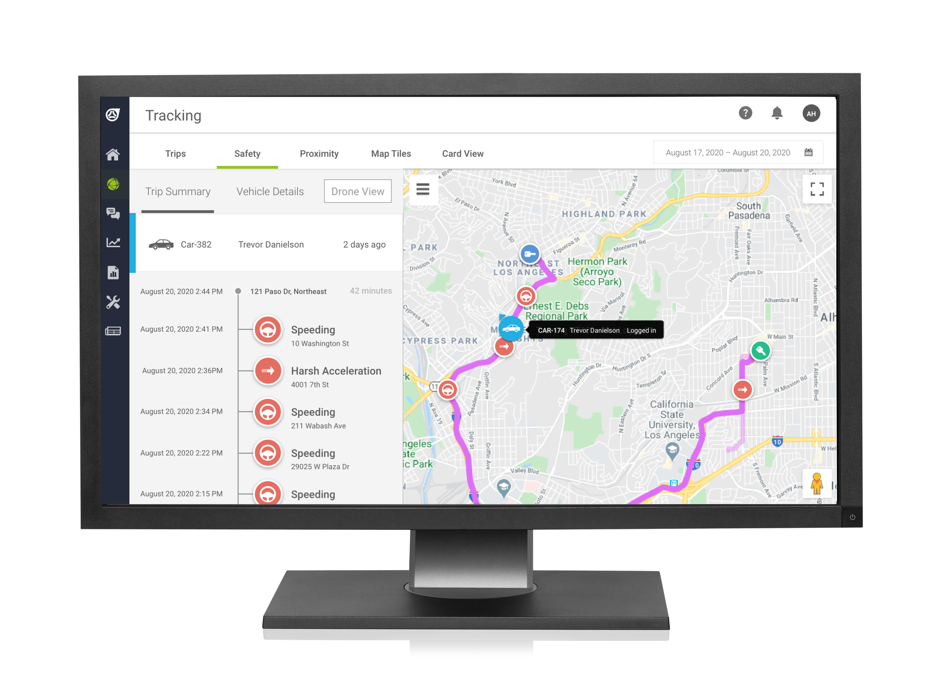 Driver behavior information on engine speed and braking, for example, could point to wear and tear that causes the need for maintenance.