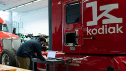 'To some extent, not a lot is going to change other than the requirement and the standard that trucks need to be maintained to. Generally speaking, 90% of what you’re working on, on the truck, is the same. The biggest changes are going to come from some new components,' said Dan Goff, head of policy for Kodiak Robotics. 'To some extent, not a lot is going to change other than the requirement and the standard that trucks need to be maintained to. Generally speaking, 90% of what you’re working on, on the truck, is the same. The biggest changes are going to come from some new components,' said Dan Goff, head of policy for Kodiak Robotics.