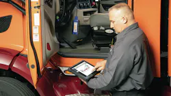 NEXIQ’s eTechnician offers diagnostic capability for engines, transmission, brakes, body and chassis, and more. It also provides cloud-based, fleetwide vehicle history to give technicians access to data for every diagnostic session for every vehicle in the fleet, regardless of their location. NEXIQ’s eTechnician offers diagnostic capability for engines, transmission, brakes, body and chassis, and more. It also provides cloud-based, fleetwide vehicle history to give technicians access to data for every diagnostic session for every vehicle in the fleet, regardless of their location.