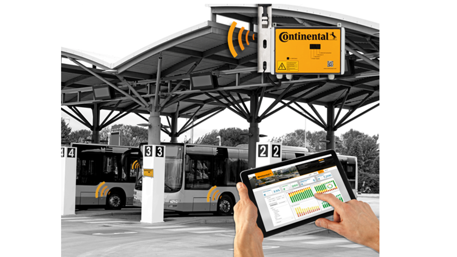 Conti Connect Bus Terminal 5x4in