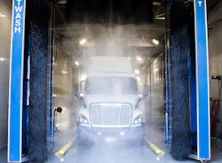 Sunrise Transport has a dedicated lane with an automatic washer, and the personnel running the equipment, as well as fuelers, are encouraged to move up to technician status. Sunrise Transport has a dedicated lane with an automatic washer, and the personnel running the equipment, as well as fuelers, are encouraged to move up to technician status.