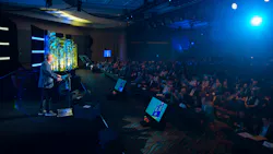 David Carson, Daimler Truck North America’s SVP of sales and marketing, speaks during the opening main stage session of ACT Expo 2022. David Carson, Daimler Truck North America’s SVP of sales and marketing, speaks during the opening main stage session of ACT Expo 2022.