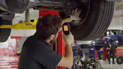 Inspecting a vehicle’s wheel end following a test drive can reveal temperature differentials, implicating further diagnostics and/or service. Inspecting a vehicle’s wheel end following a test drive can reveal temperature differentials, implicating further diagnostics and/or service.