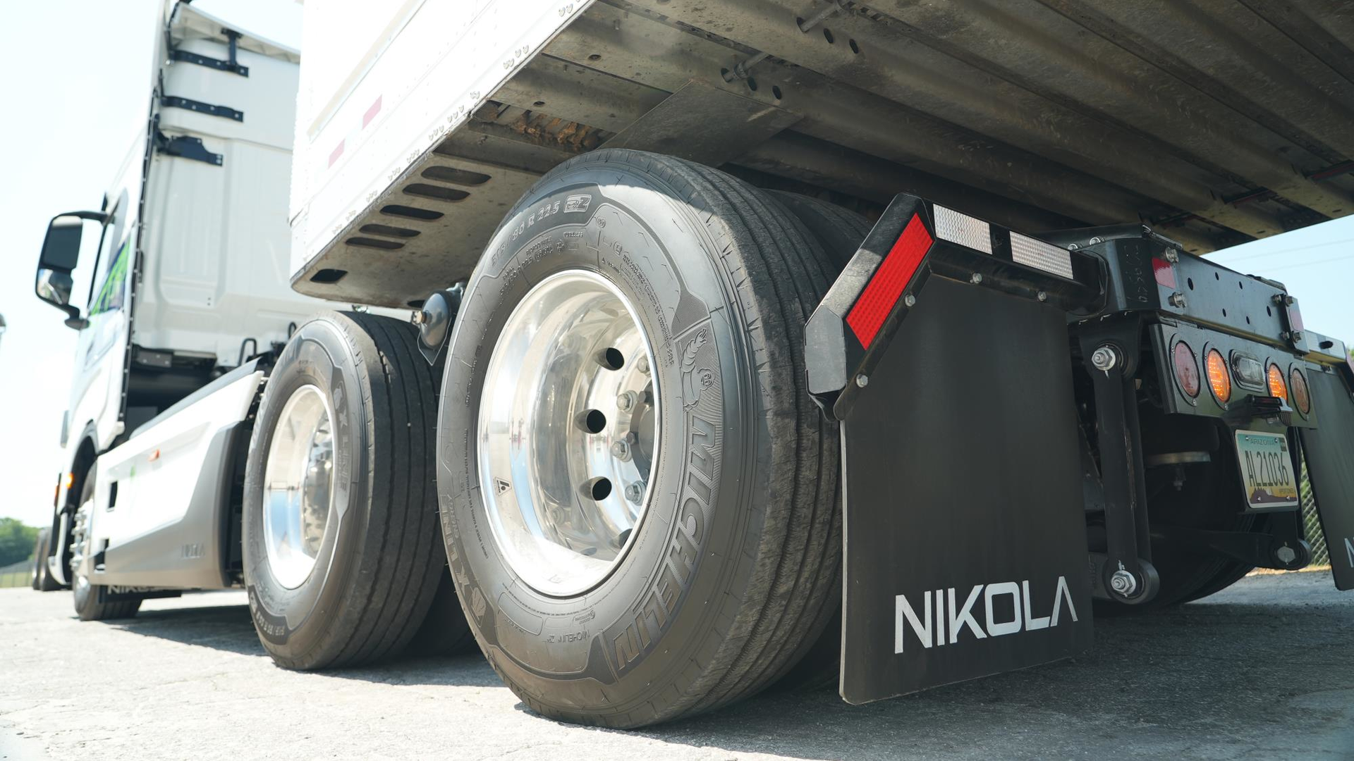 Benore Logistic Systems and Michelin have started testing the Nikola Tre battery-electric Class 8 tractor spec'd with Michelin tires.