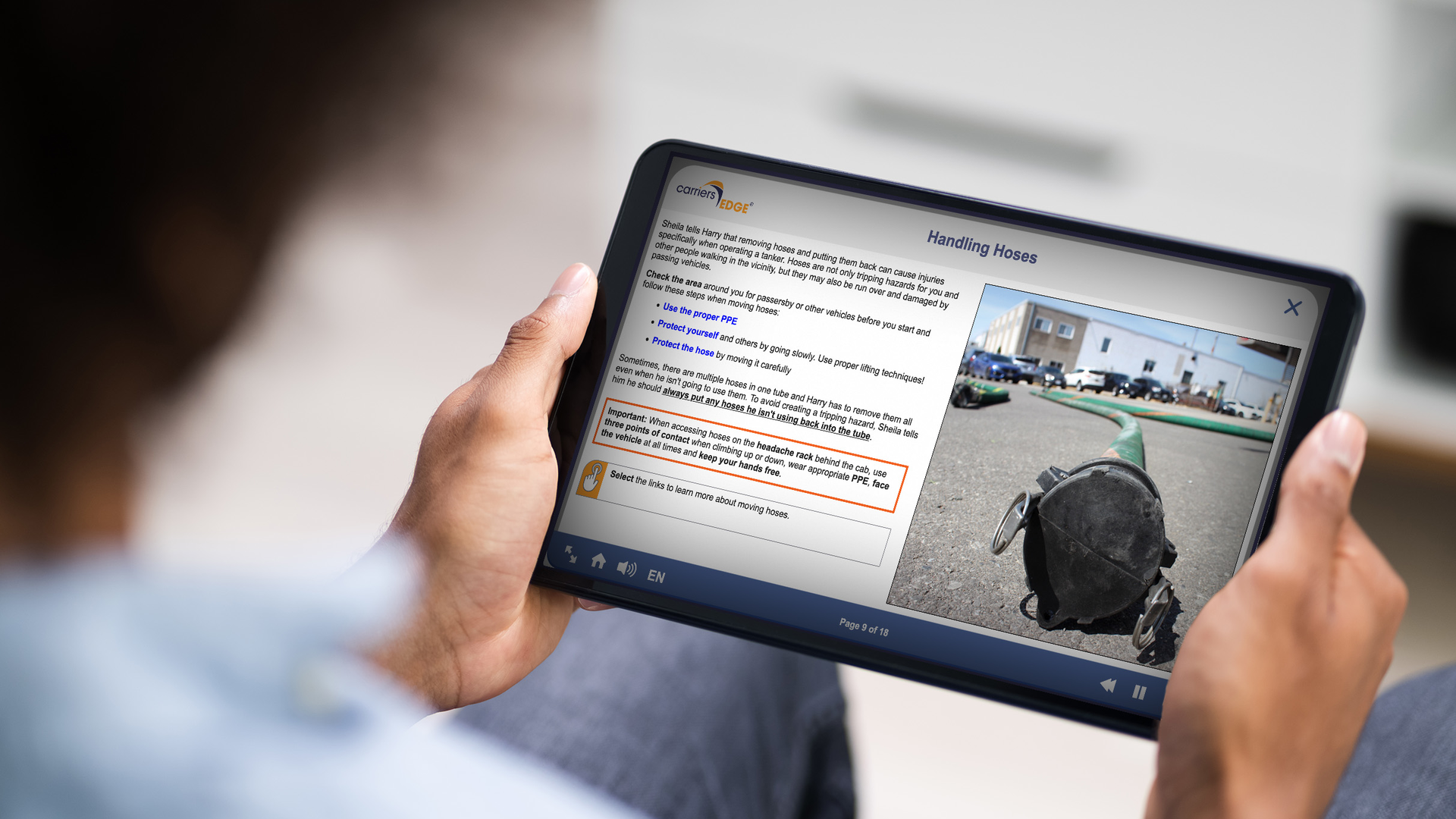 Carriers Edge Tanker Injury Prevention Course