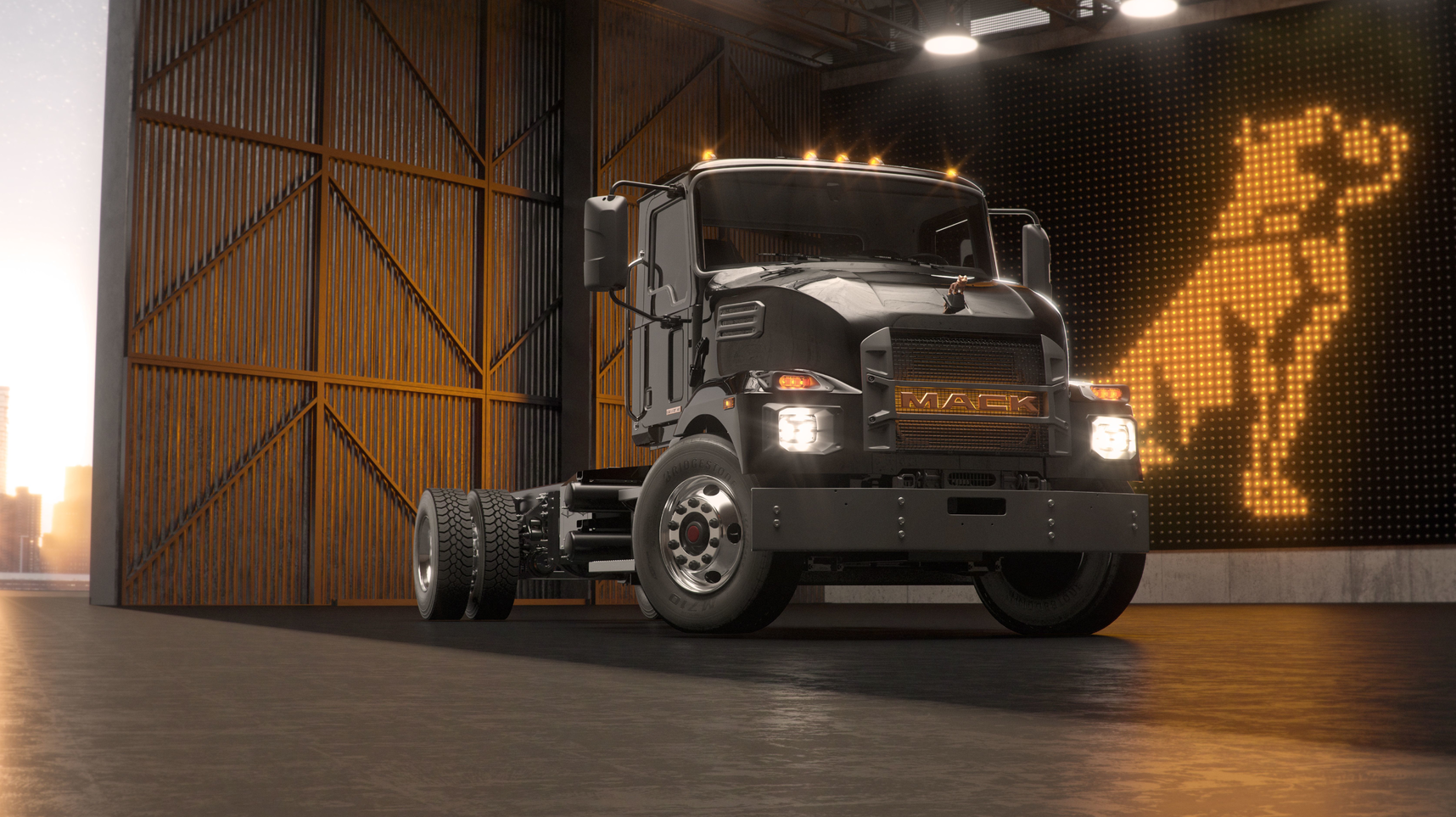 Mack Md Electric Front Threequarter Warehouse