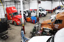 Kenworth of Richfield's shop floor. Kenworth of Richfield's shop floor.