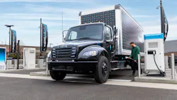 Freightliner eM2 series production model Freightliner eM2 series production model