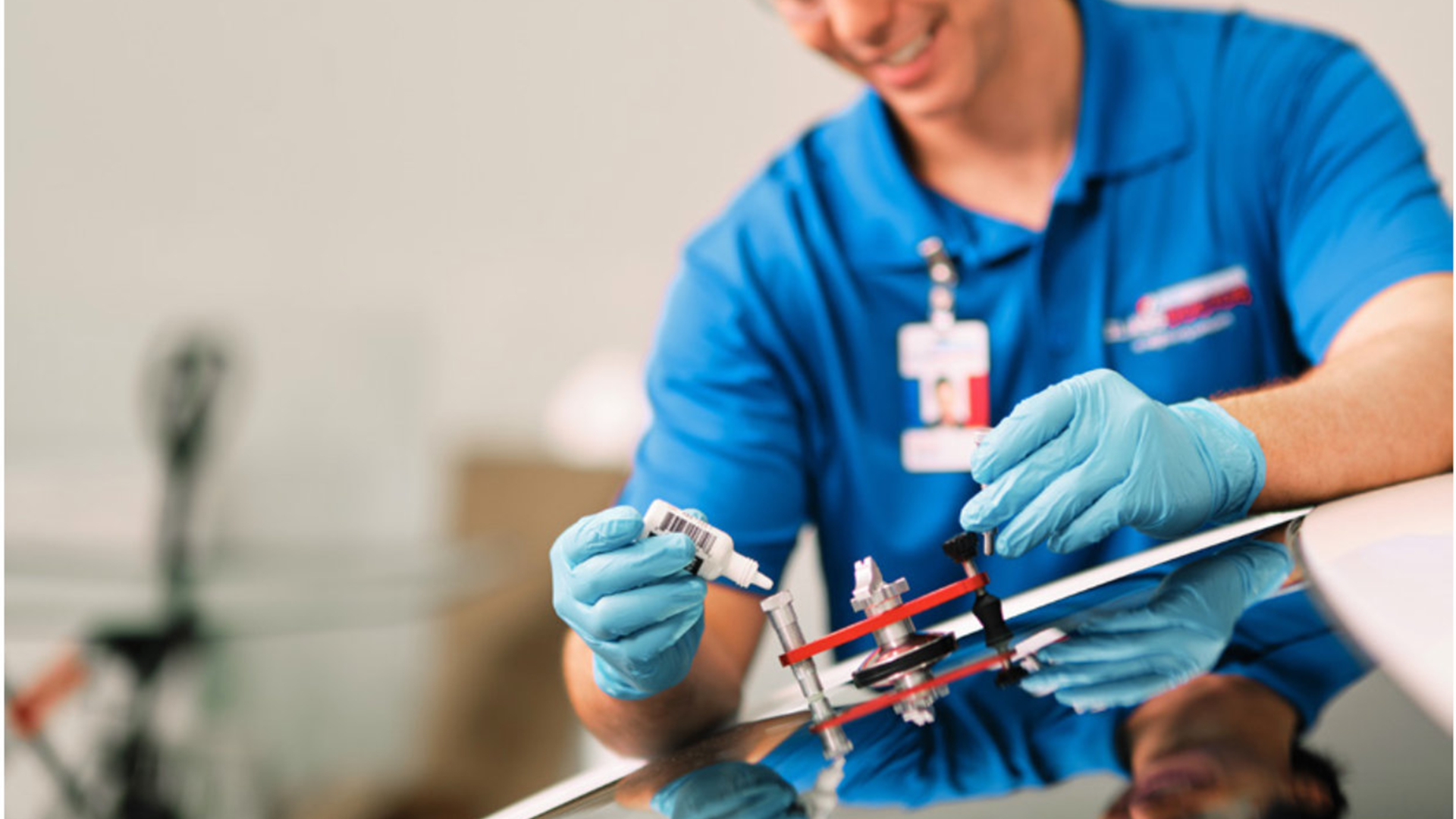 Glass Doctor techs try to avoid repairs near windshield wiper heater grids, which can cause hot spots.
