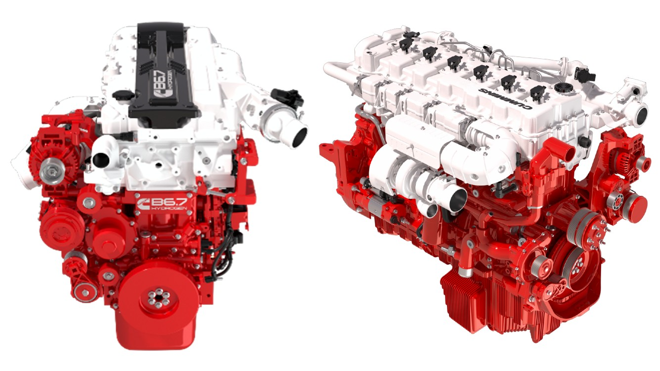 Cummins 6.7-liter hydrogen engines