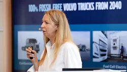Jessica Sandström, Volvo Trucks head of product management, discusses the different types of zero-emission power technology the OEM is developing. Jessica Sandström, Volvo Trucks head of product management, discusses the different types of zero-emission power technology the OEM is developing.